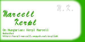 marcell kerpl business card